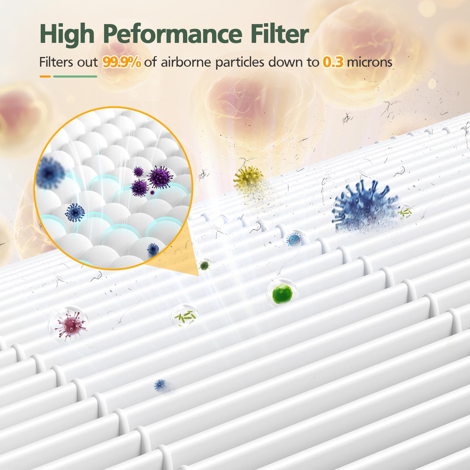Activated carbon layer reduces odors and VOCs in your space