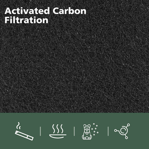 Isinlive activated-carbon filter close-up highlights particle capture.