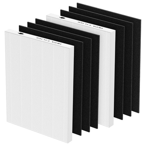 isinlive AeraMax 300 two HEPA filters for cleaner indoor air