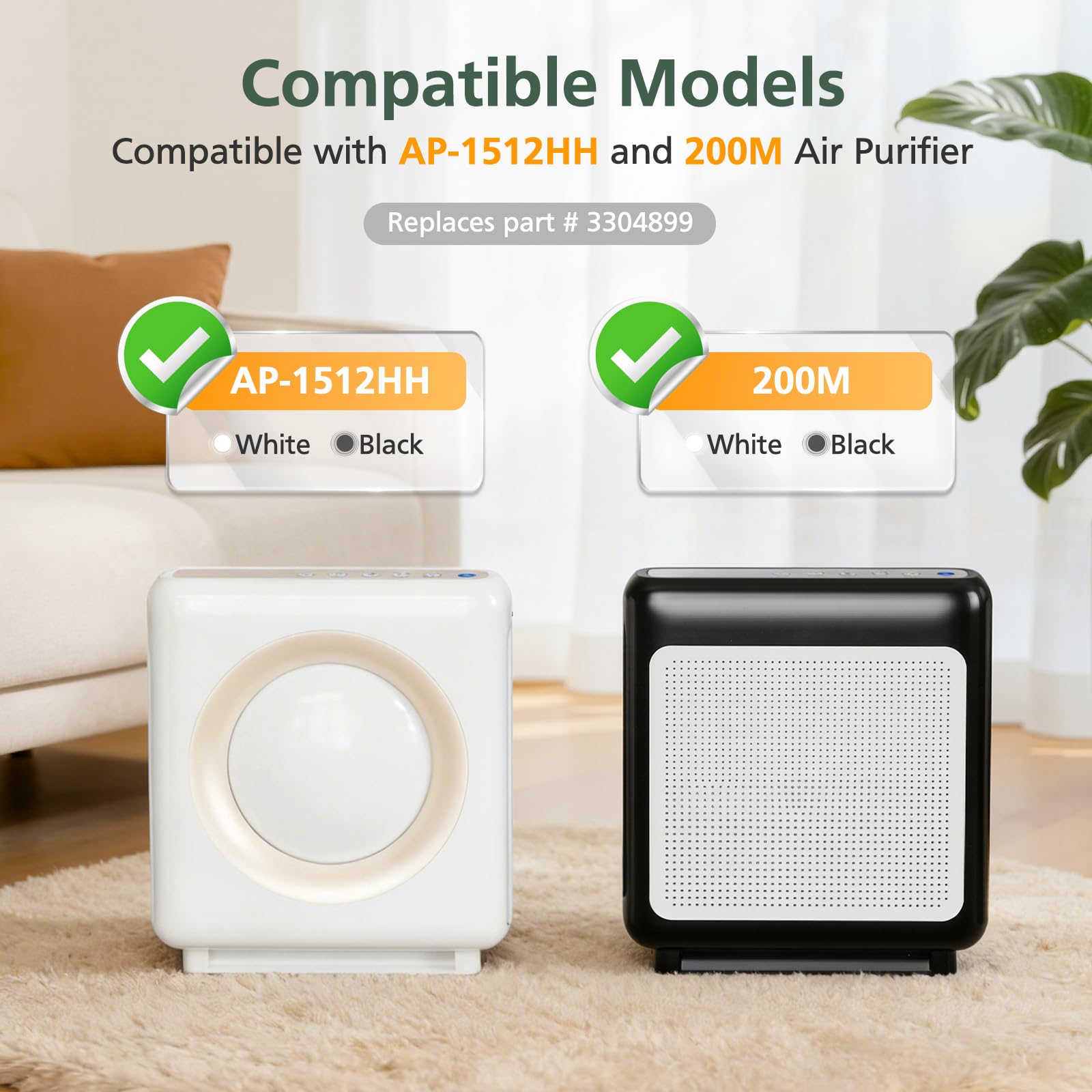 isinlive AP-1512HH carbon pre-filter close-up captures odors and gases