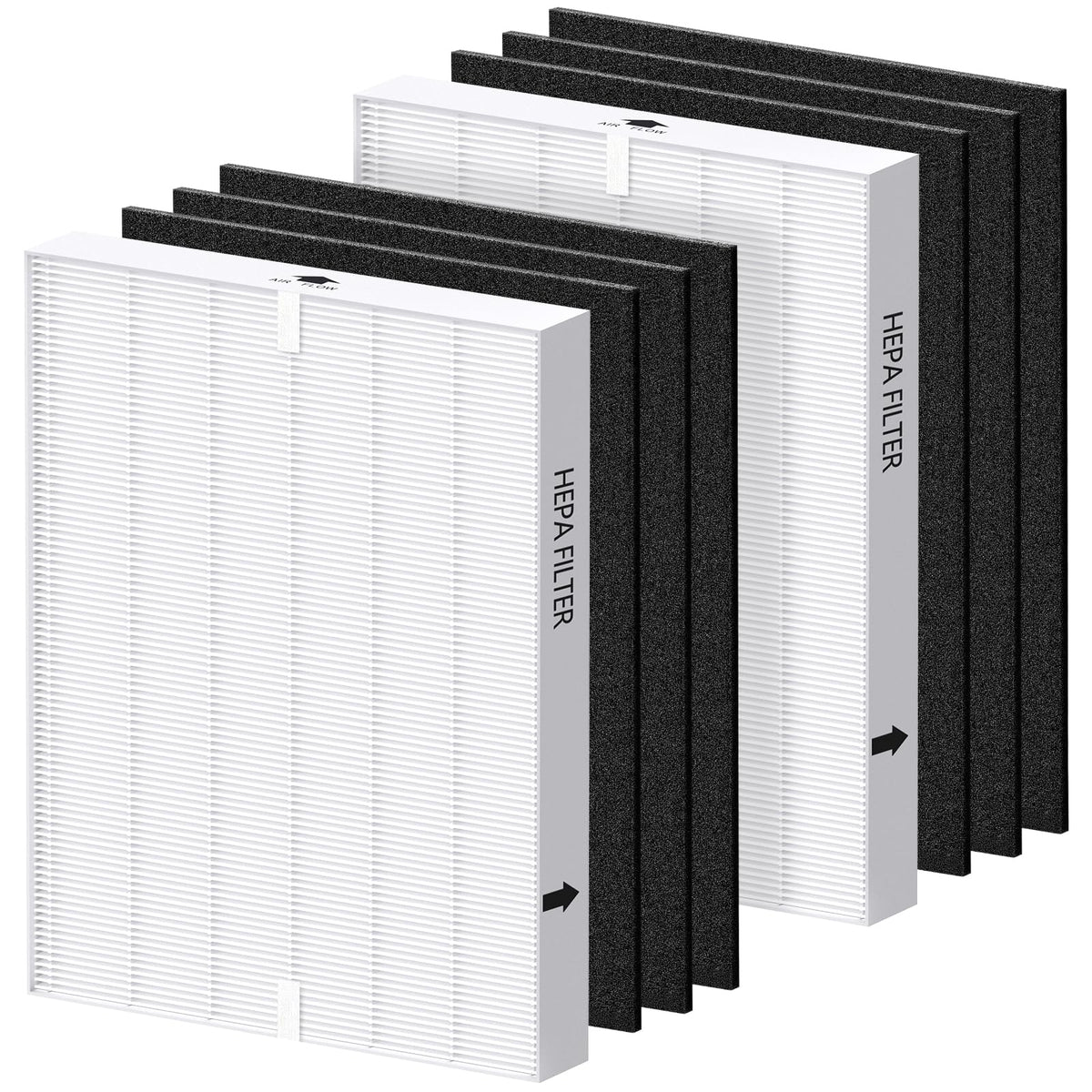 Isinlive AP-1512HH filter pack with two HEPA filters for Coway Airmega performance