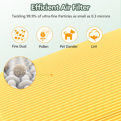 Isinlive AP-S0610L activated-carbon layer close-up emphasizes odor control.