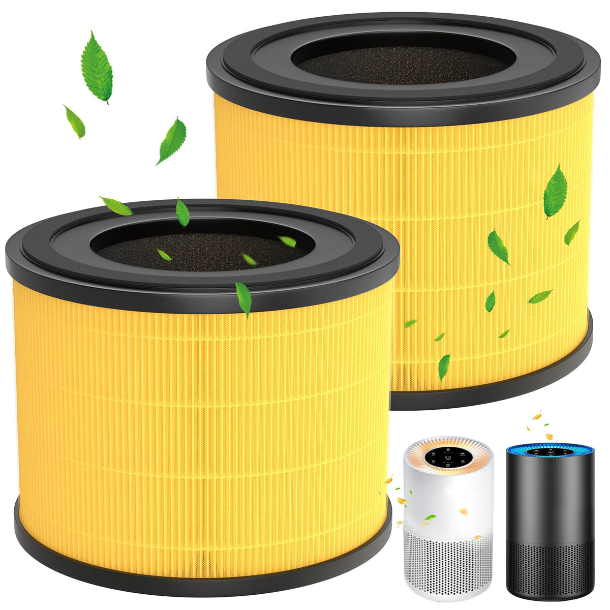 Isinlive AP-S0610L front view: compact filter pack for fresher indoor air.