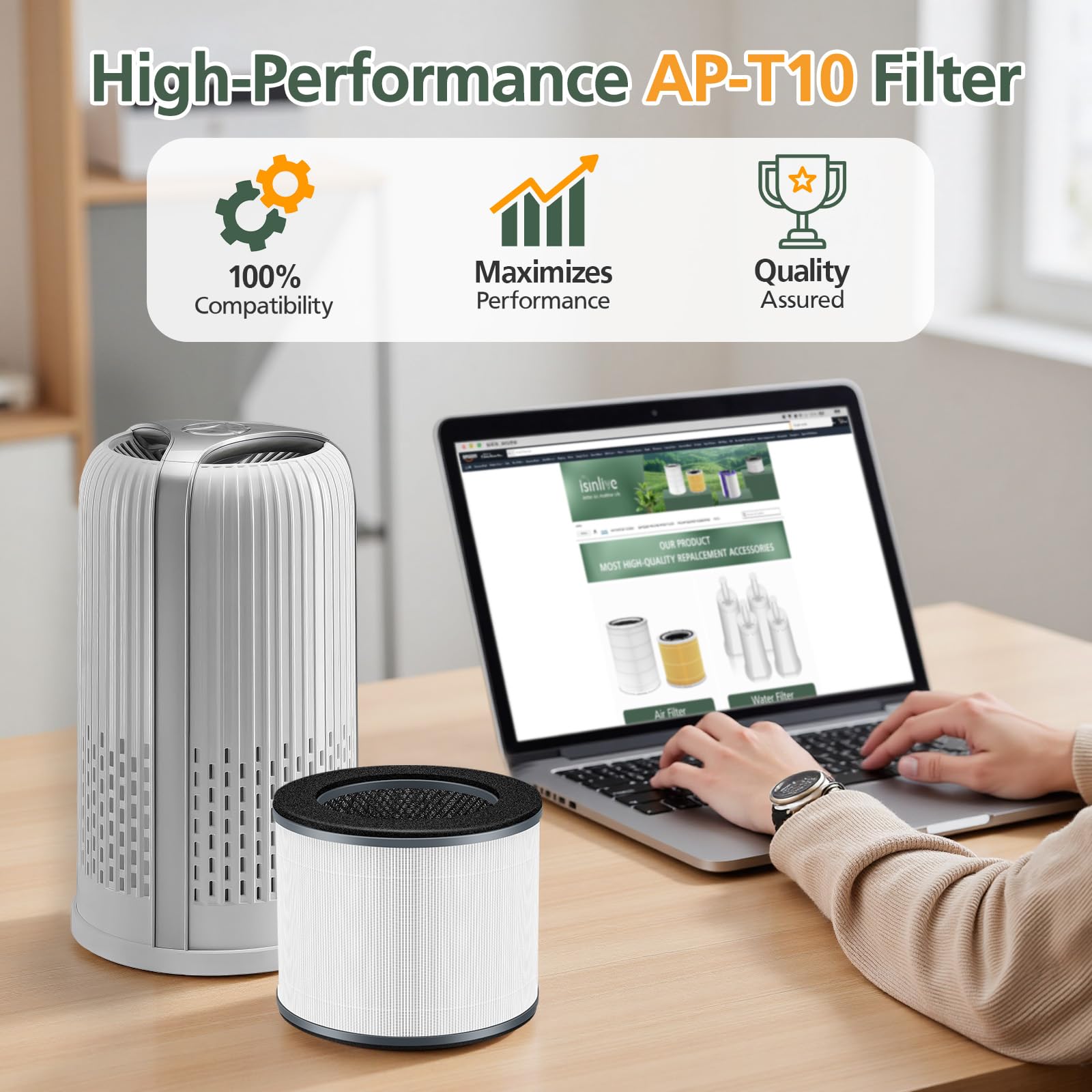 isinlive AP-T10FL easy-installation kit demonstrates simple setup