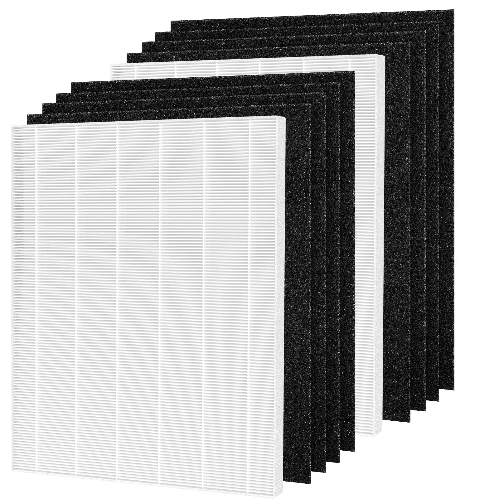 isinlive D360 replacement HEPA 2-pack for improved air filtration and easy upkeep