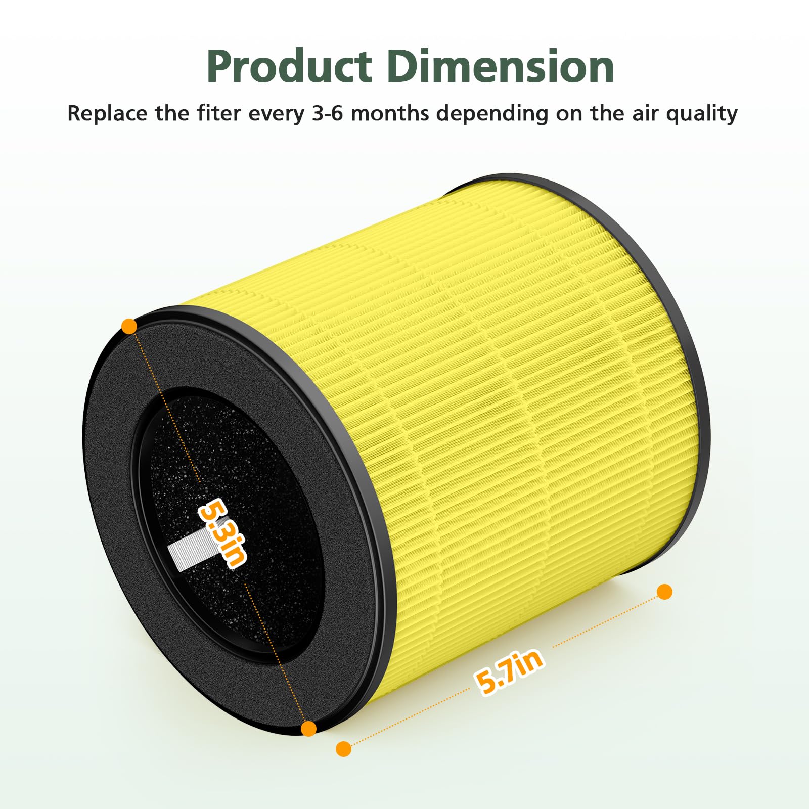 isinlive easy-install filter requires no tools for quick replacement.