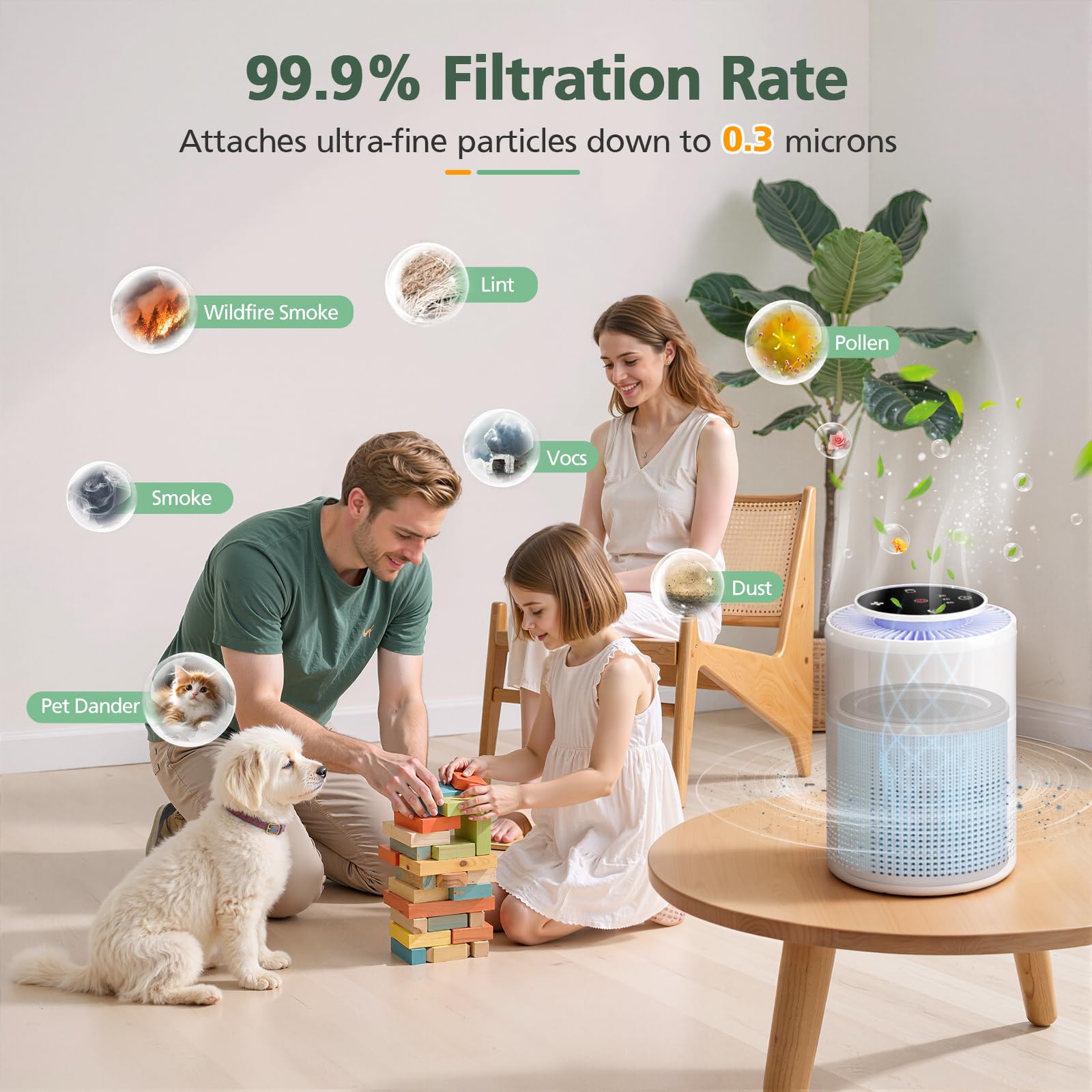 Easy installation for AP070A/AP070B purifiers with no tools