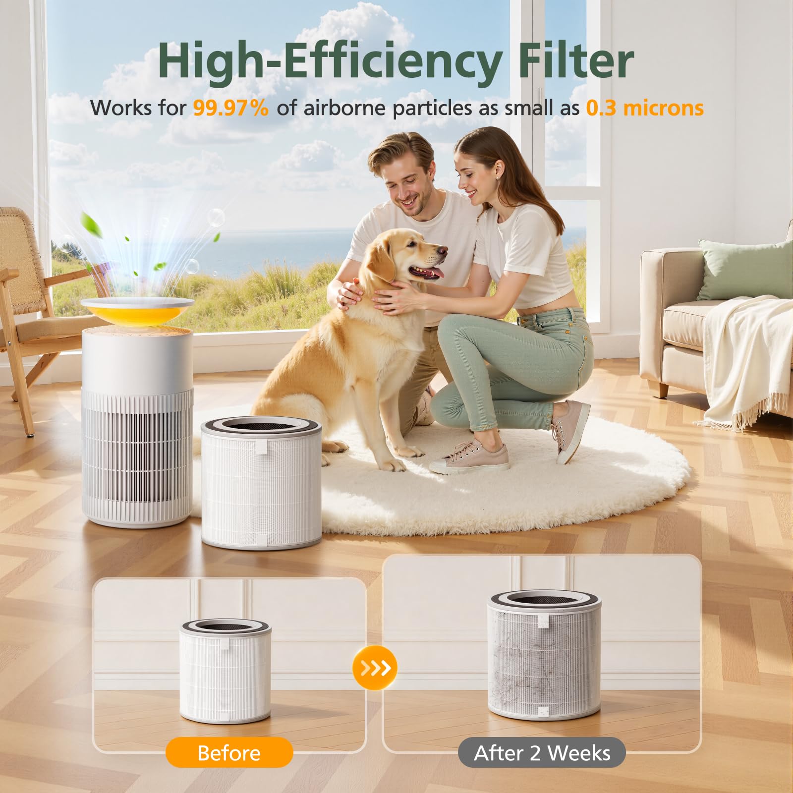 isinlive energy-efficient filter technology reduces wind resistance and saves energy.