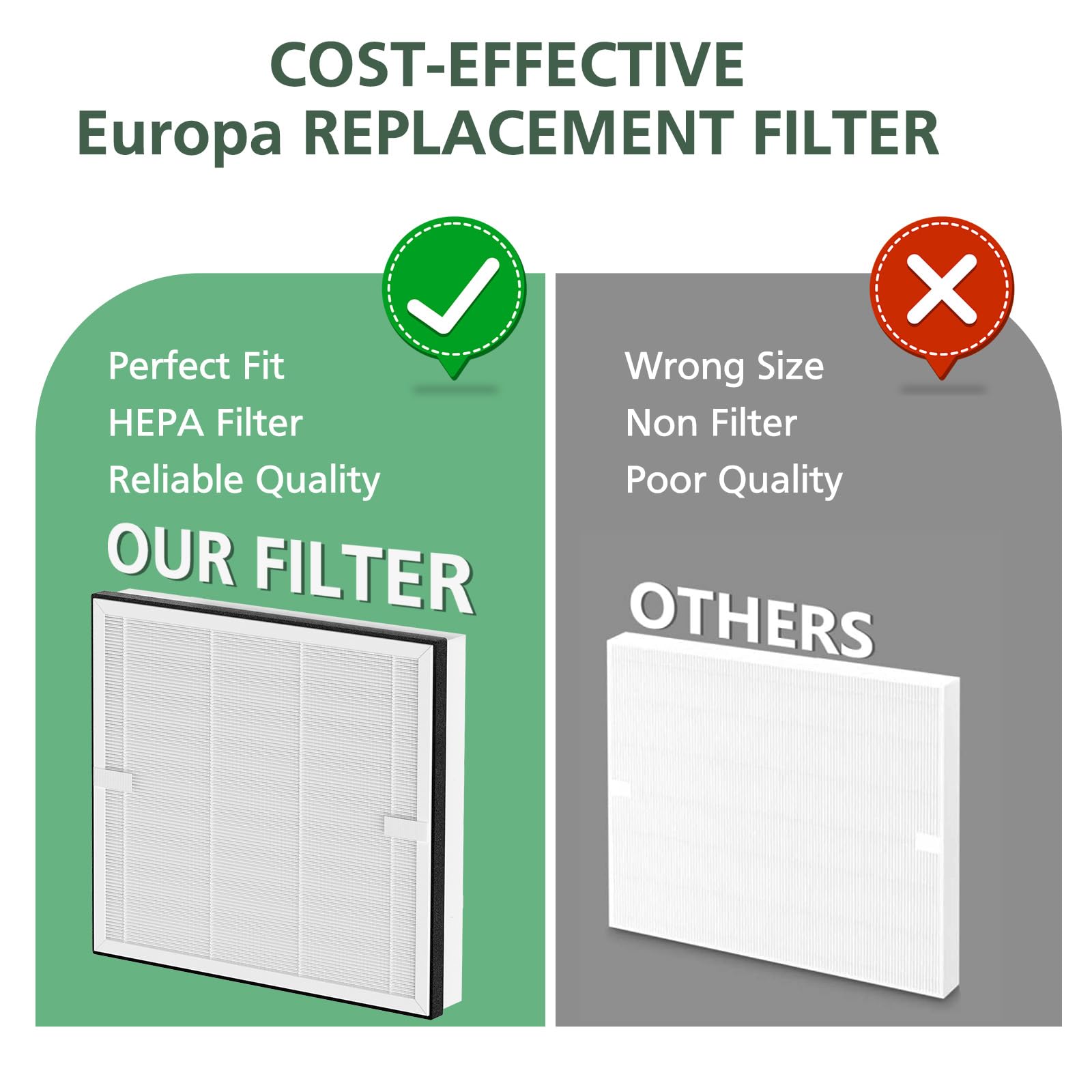 isinlive Europa filter packaging uses FSC-certified paper