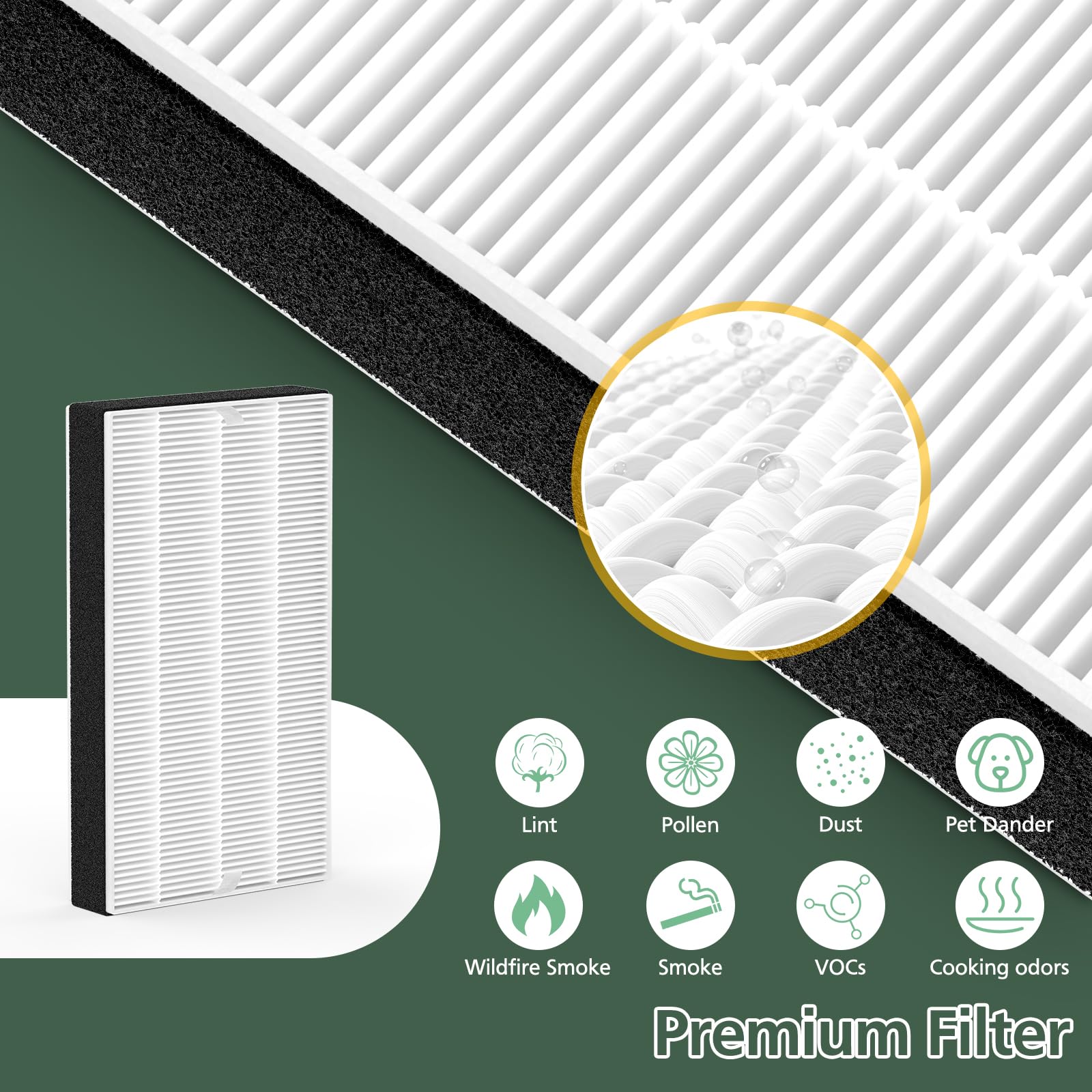 Isinlive F1 filter installation guide for quick replacement.