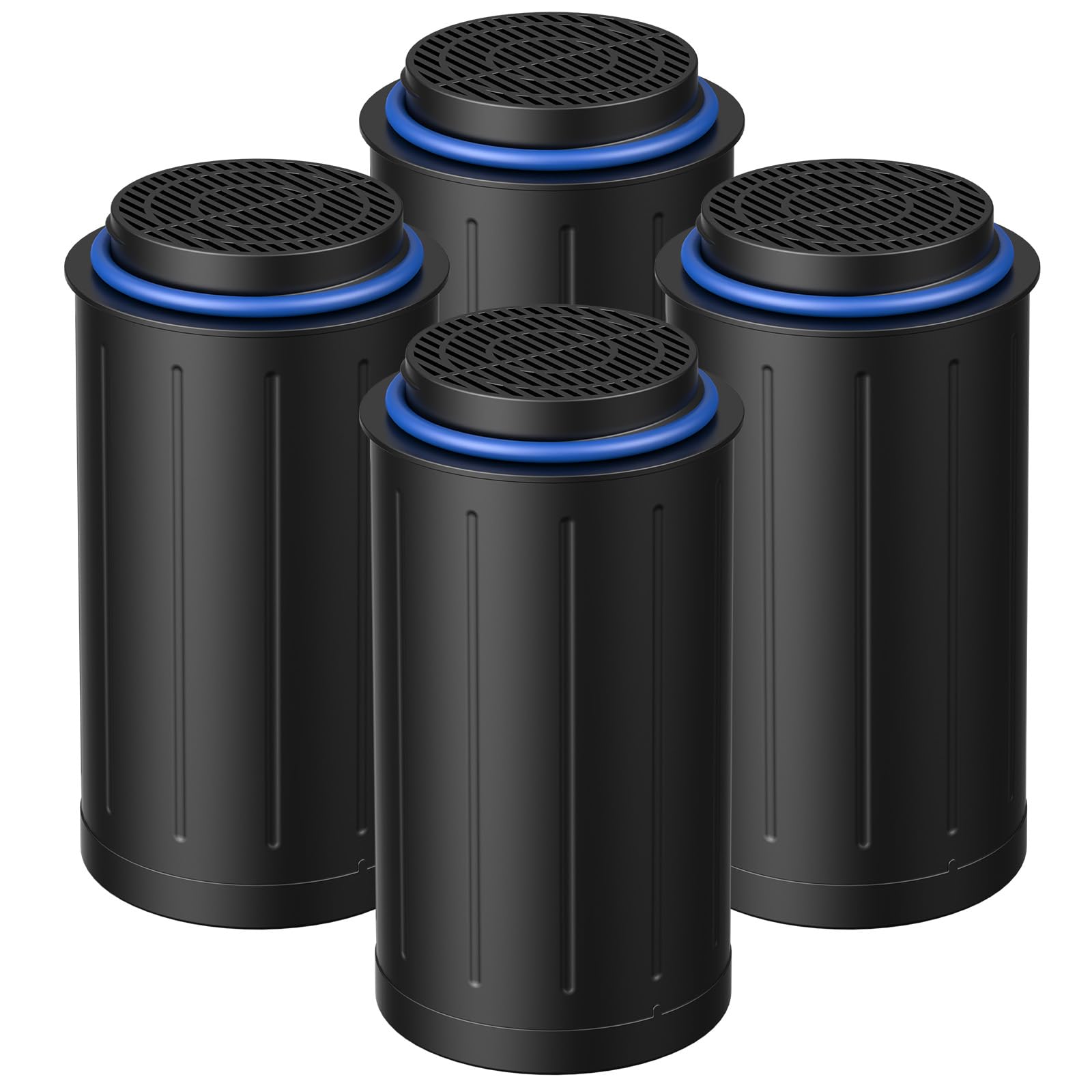 isinlive FC-50 replacement filter four-pack front view for easy replacement and fresher indoor air