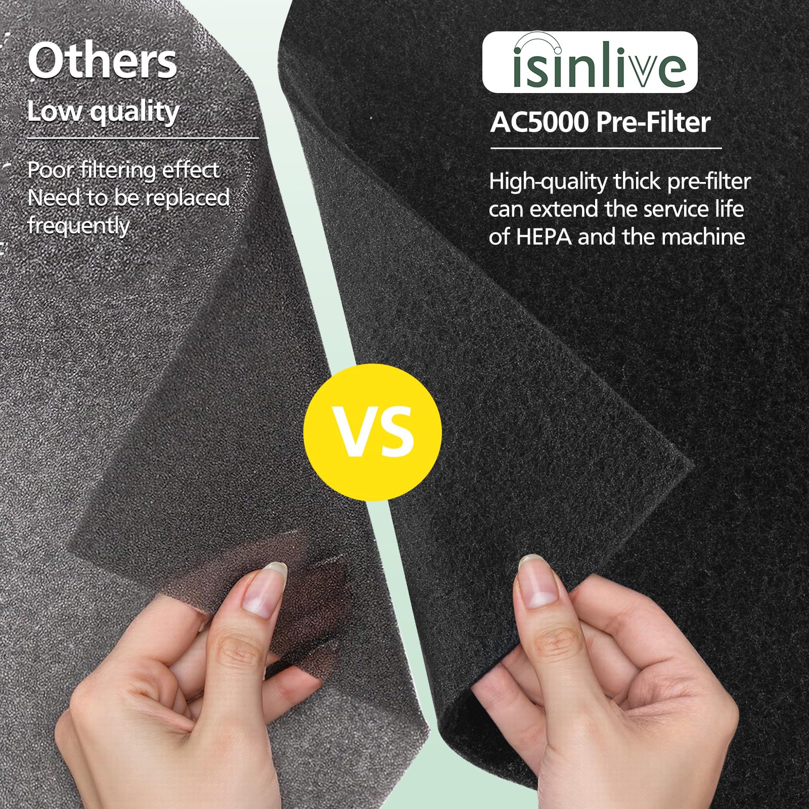 FSC certified paper components for responsible filtering.