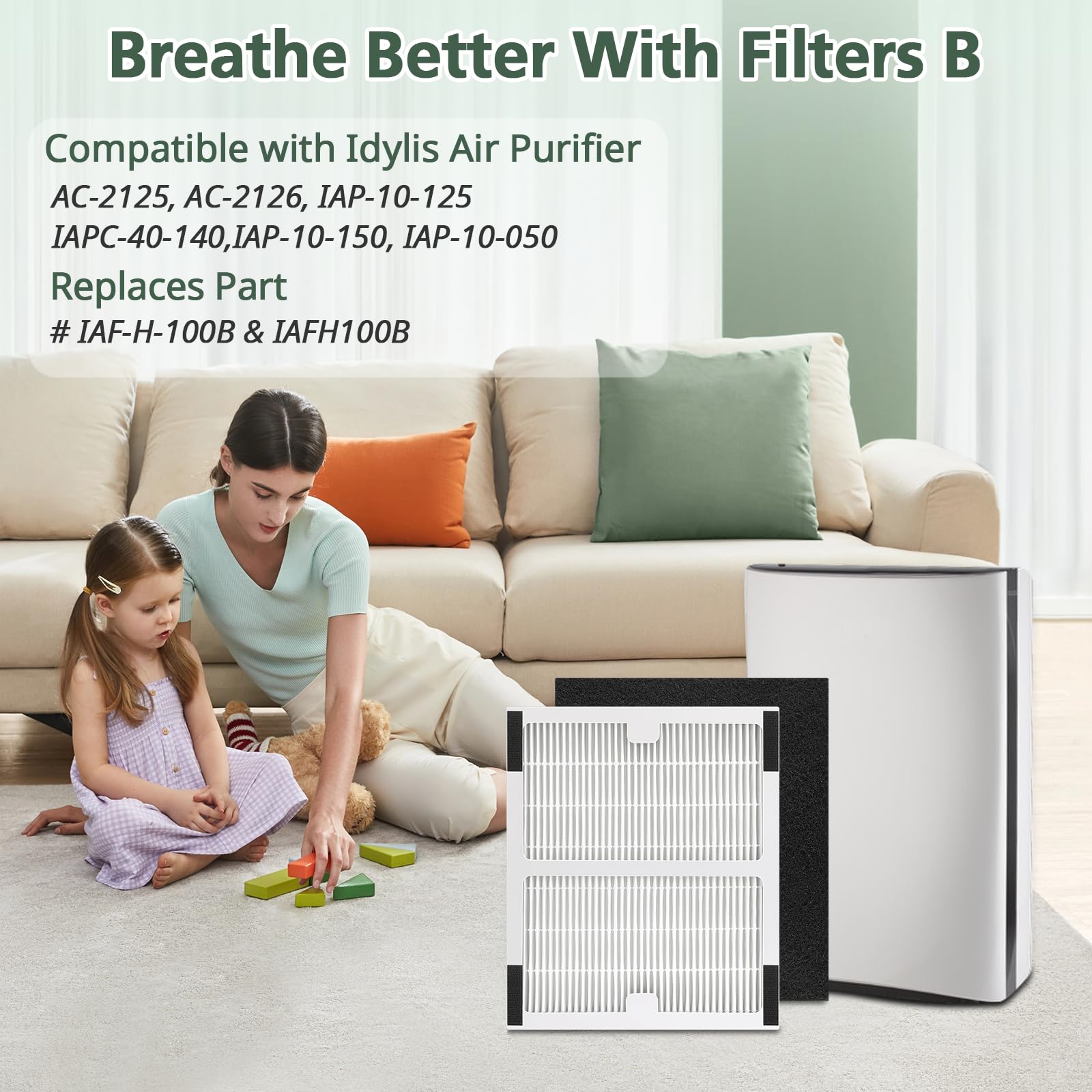 Isinlive full replacement pack for Idylis purifiers
