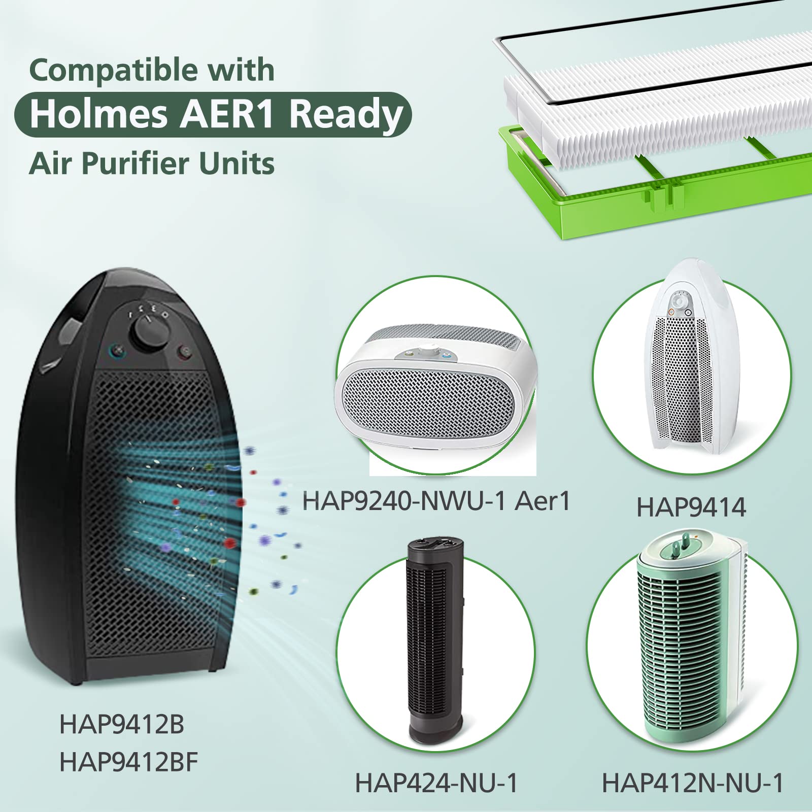 isinlive HAPF300AHD-U4R carbon pre-filter closeup capturing odor-absorbing material