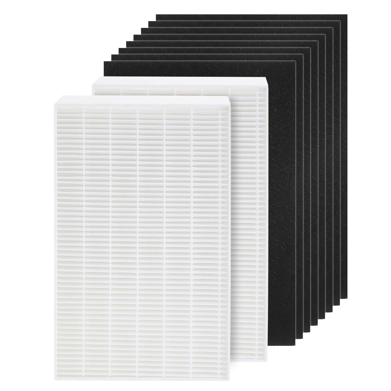 isinlive HPA100 replacement HEPA filter 2-pack improves indoor air quality
