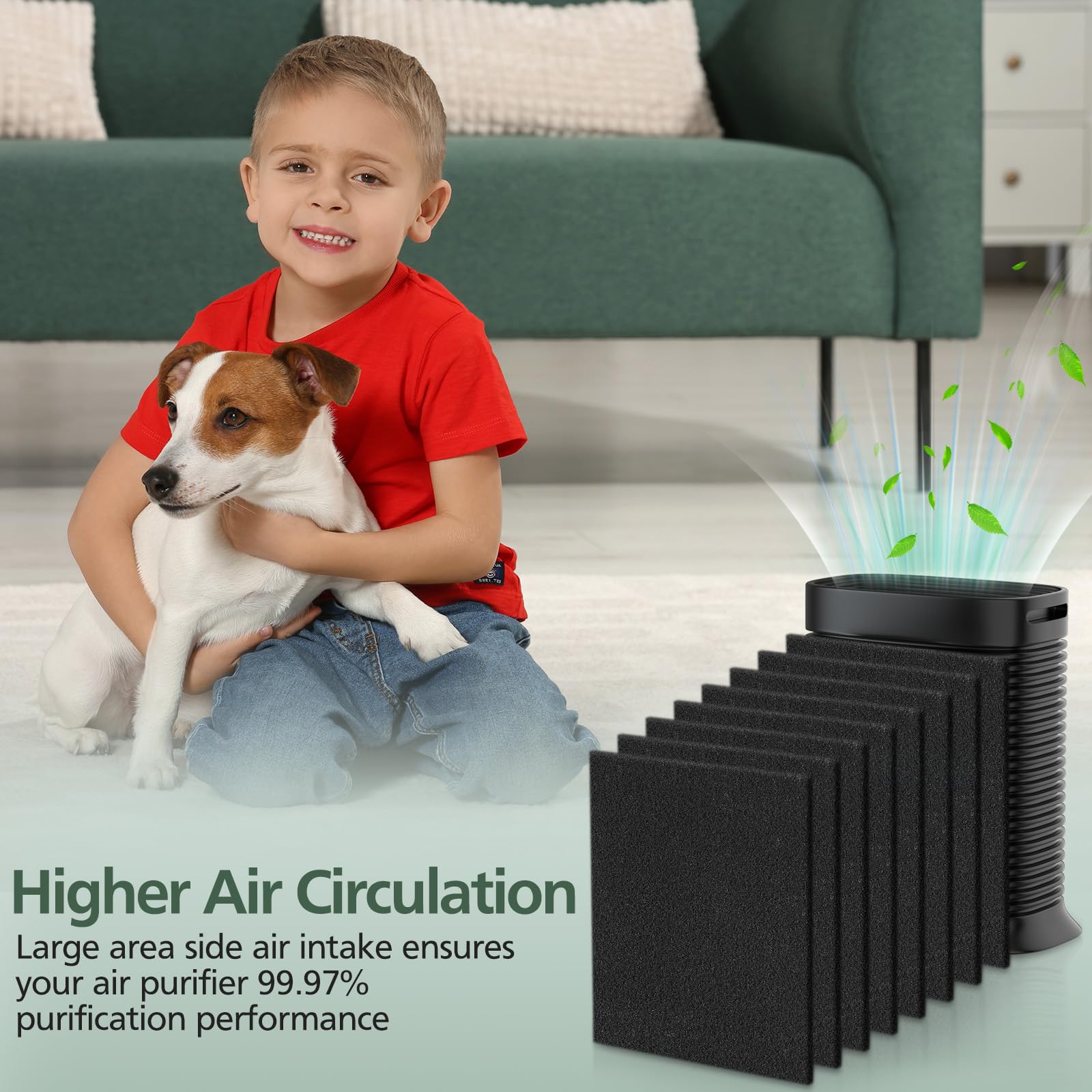 isinlive HPA300 Pre-Filter A easy replacement; no measuring required
