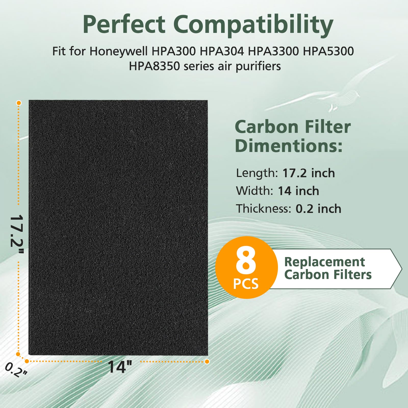 isinlive HPA300 Pre-Filter A eight-pack packaging highlights easy replacement