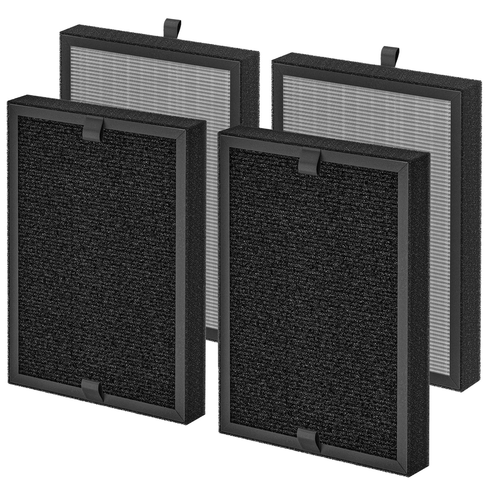 Isinlive KF250 replacement filter for Kenmore PM2010, four-pack ready for replacement.