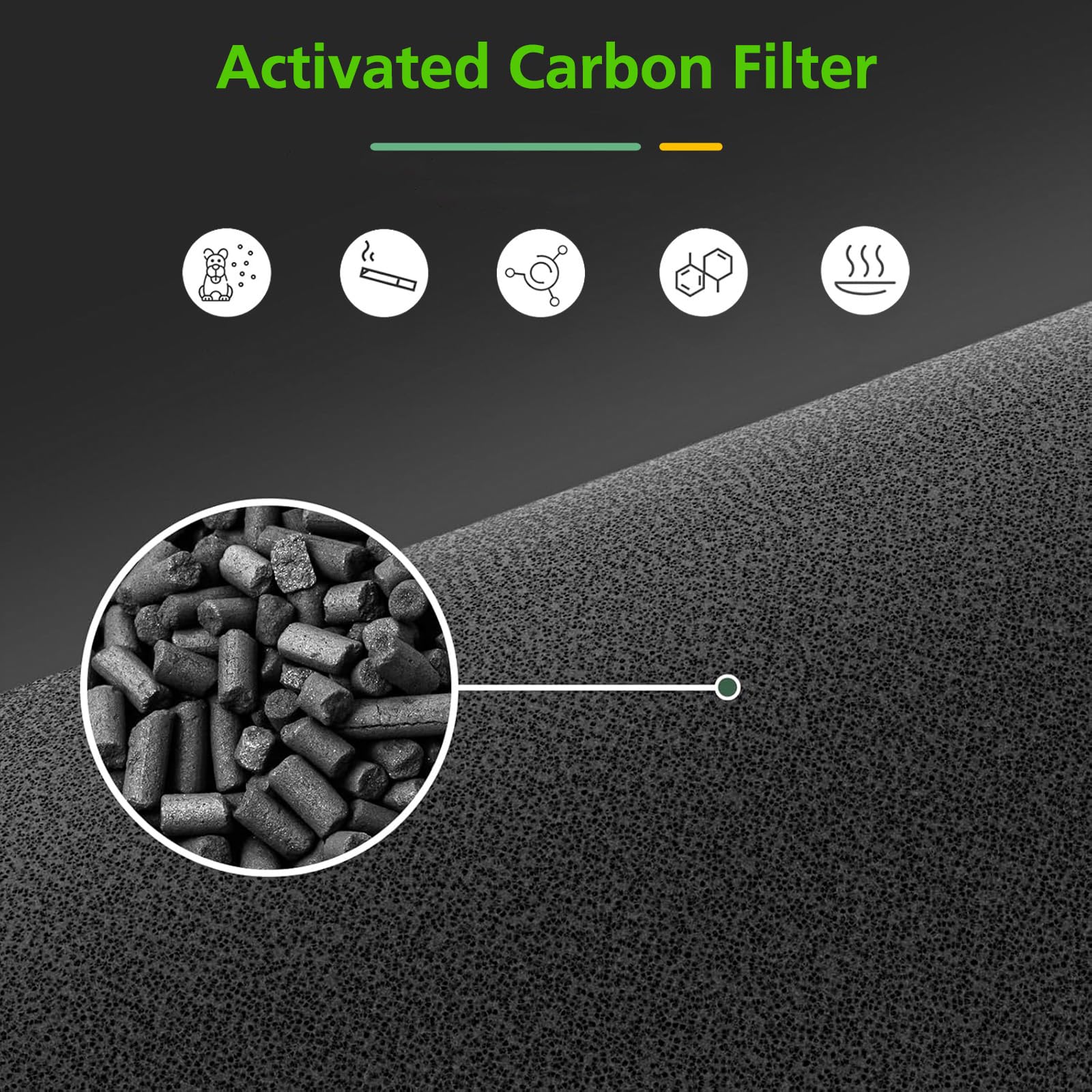 Isinlive LV-H128 pre-filter captures large particles before purification