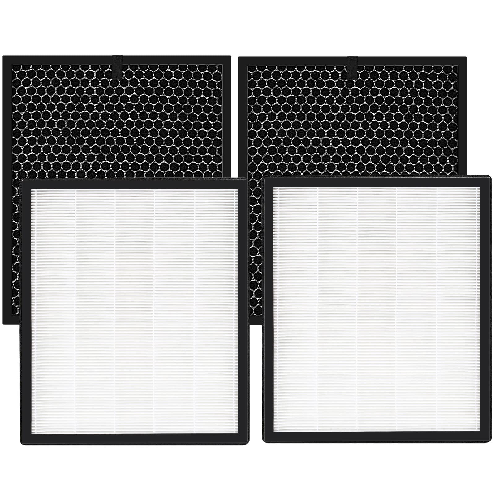 ISINLIVE LV-PUR131 main filter captures fine dust and pollen for cleaner air.