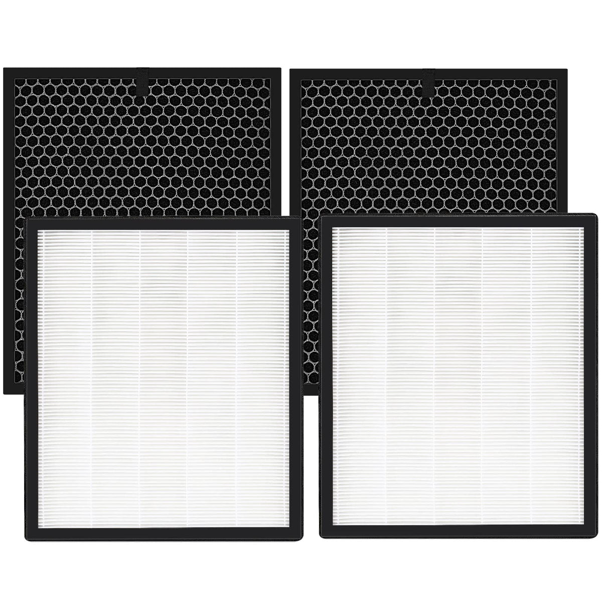 ISINLIVE LV-PUR131 main filter captures fine dust and pollen for cleaner air.