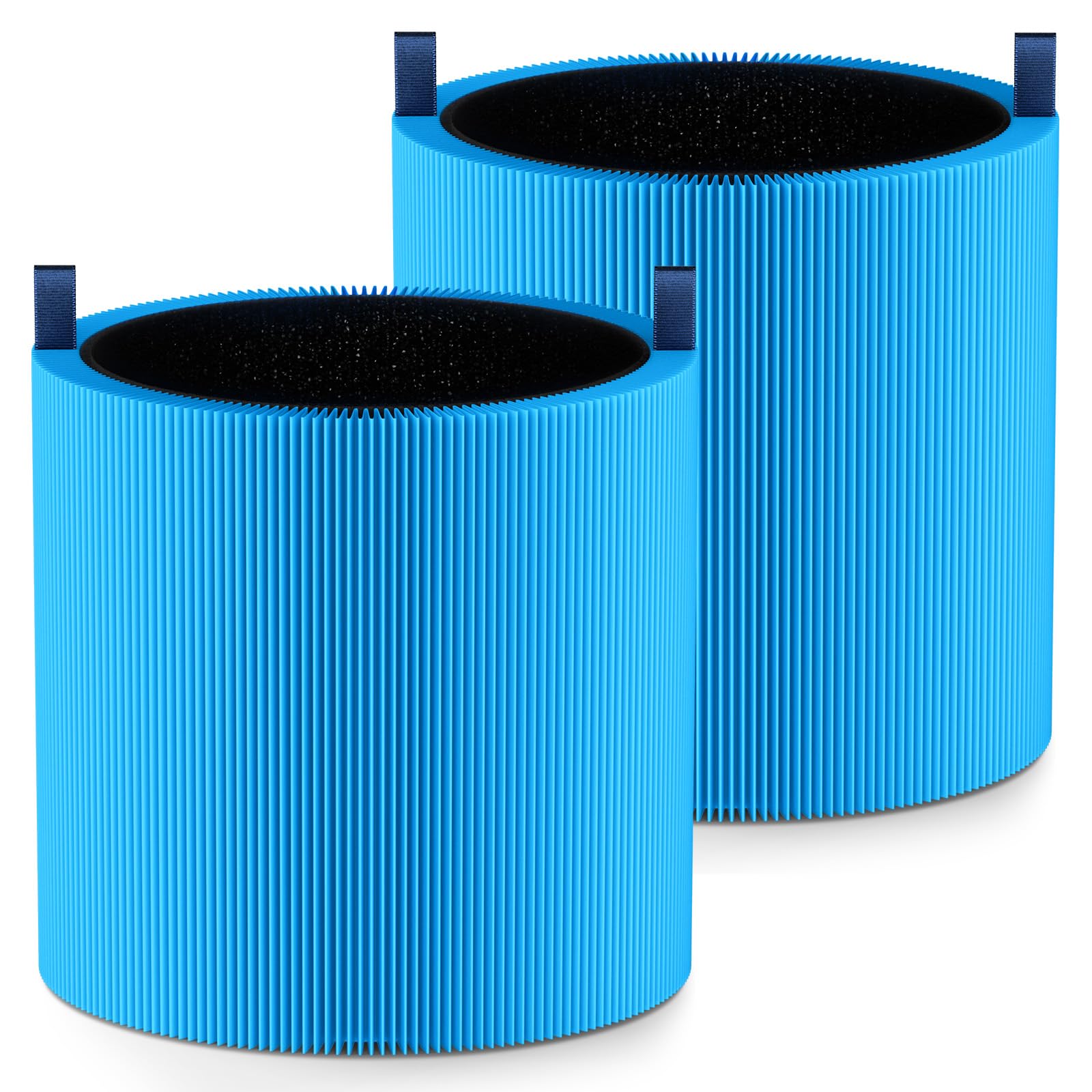 isinlive Mini Max 2-pack filter, front view, easy replacement for cleaner air.