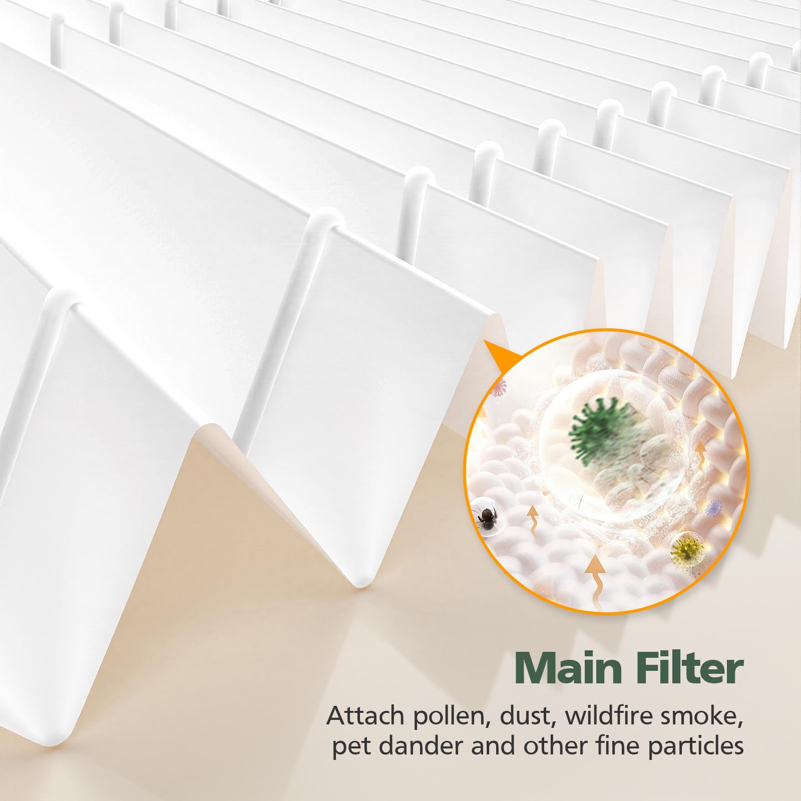 isinlive MK-04 filter-pack four-layer filtration close-up