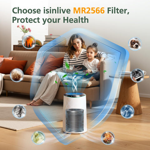 isinlive MR2566 filter energy-saving, low-resistance design