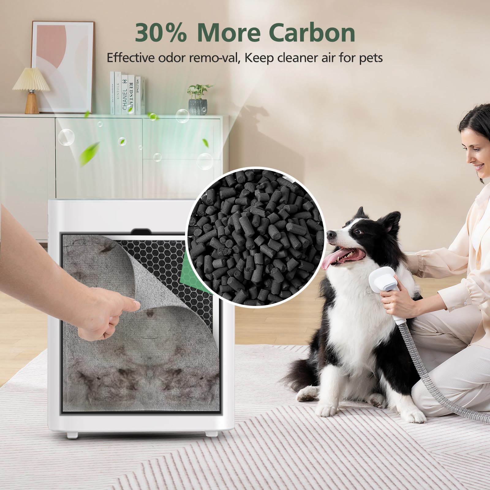Isinlive non-woven fabric layer close-up improves airflow