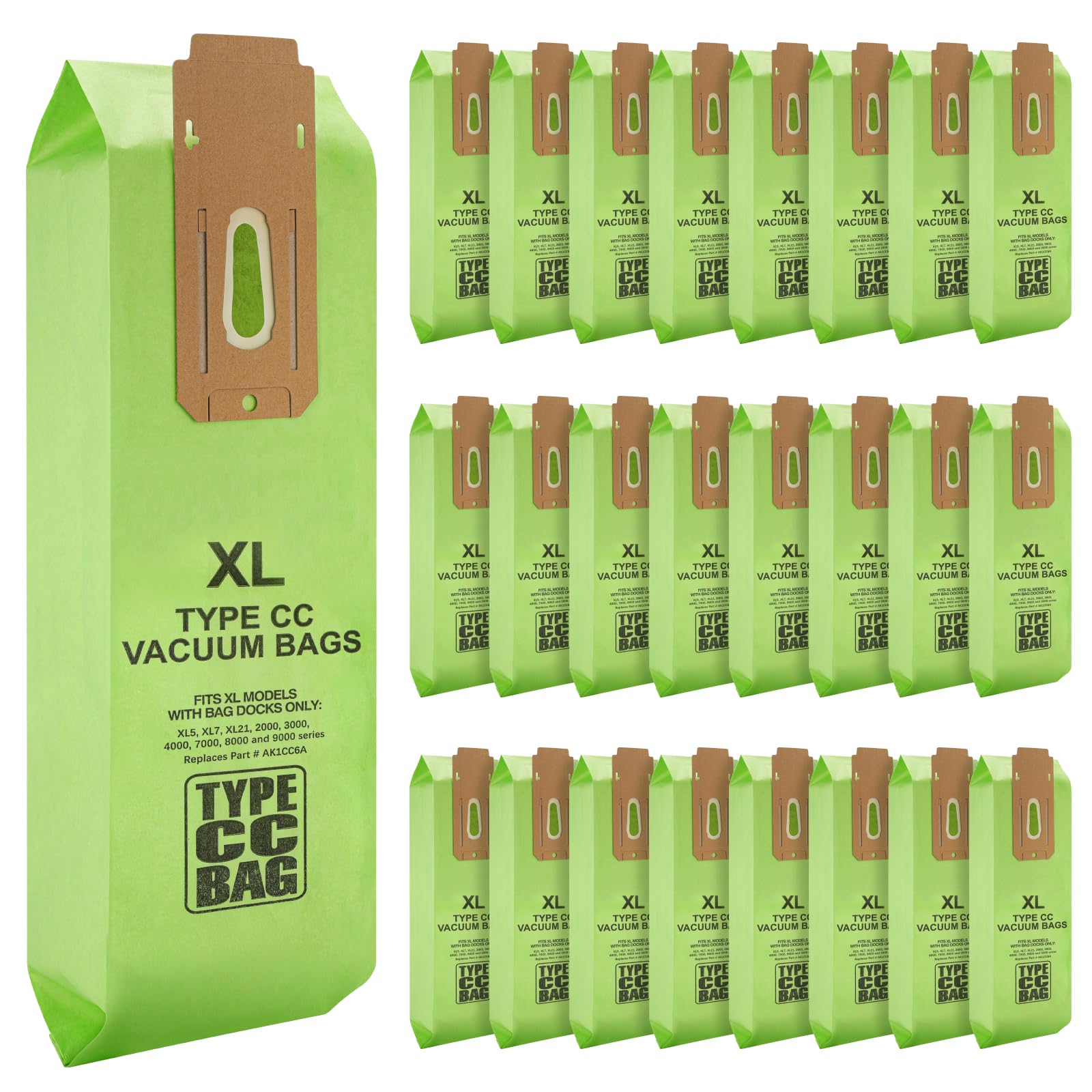 Isinlive Oreck XL bag pack replacement for quick, clean bag swaps