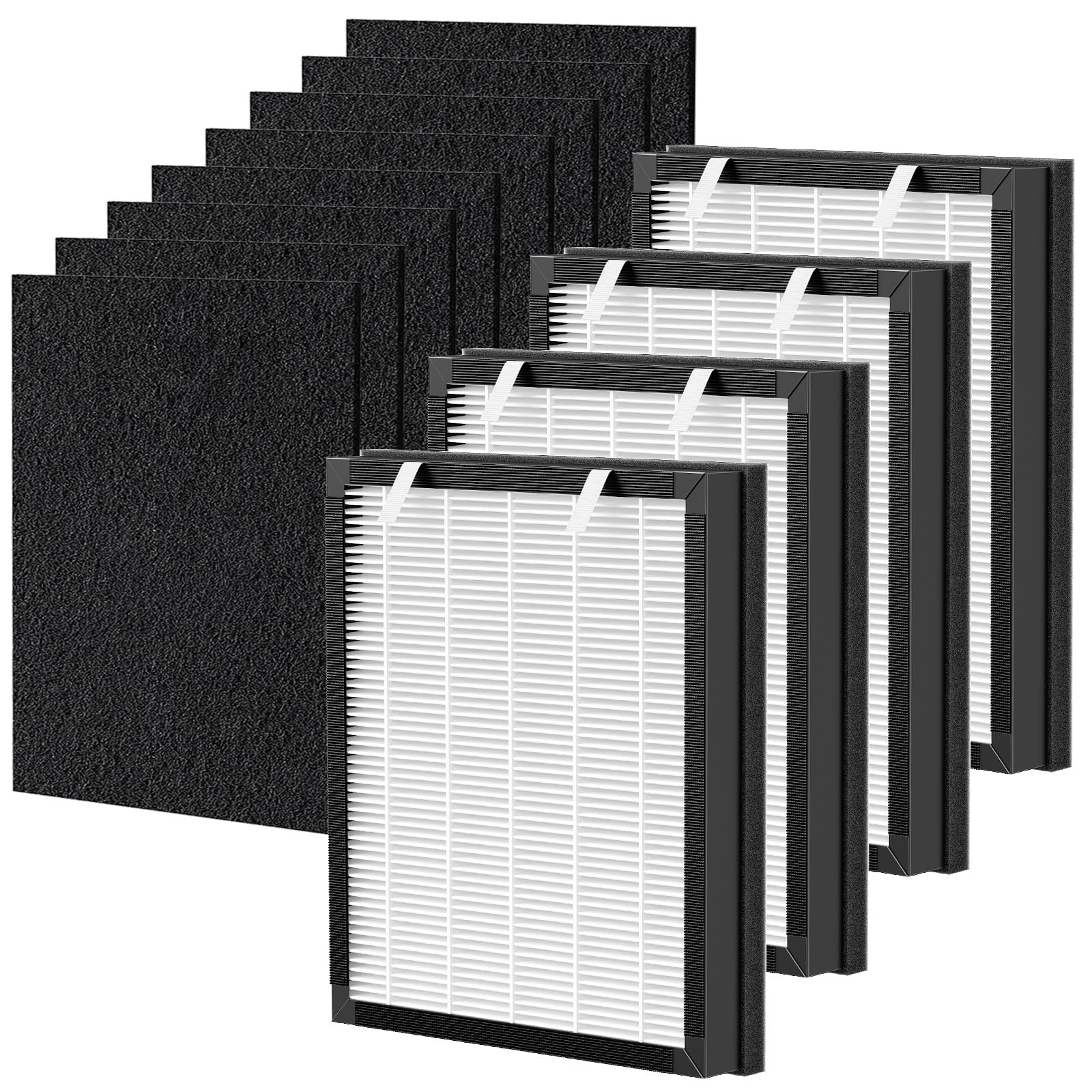 Isinlive P358 HEPA filter 4-pack for HEAPETS purifier improves air quality