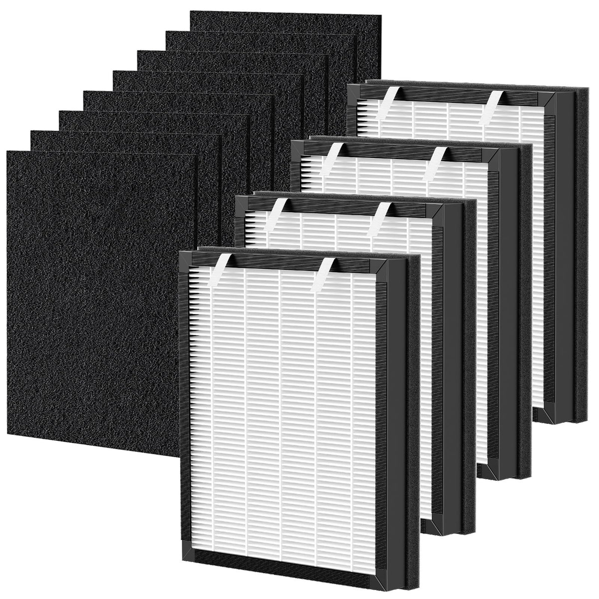 Isinlive P358 HEPA filter 4-pack for HEAPETS purifier improves air quality