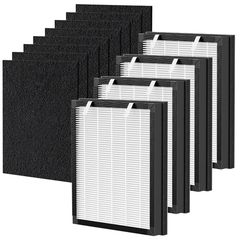 Isinlive P358 HEPA filter 4-pack for HEAPETS purifier improves air quality