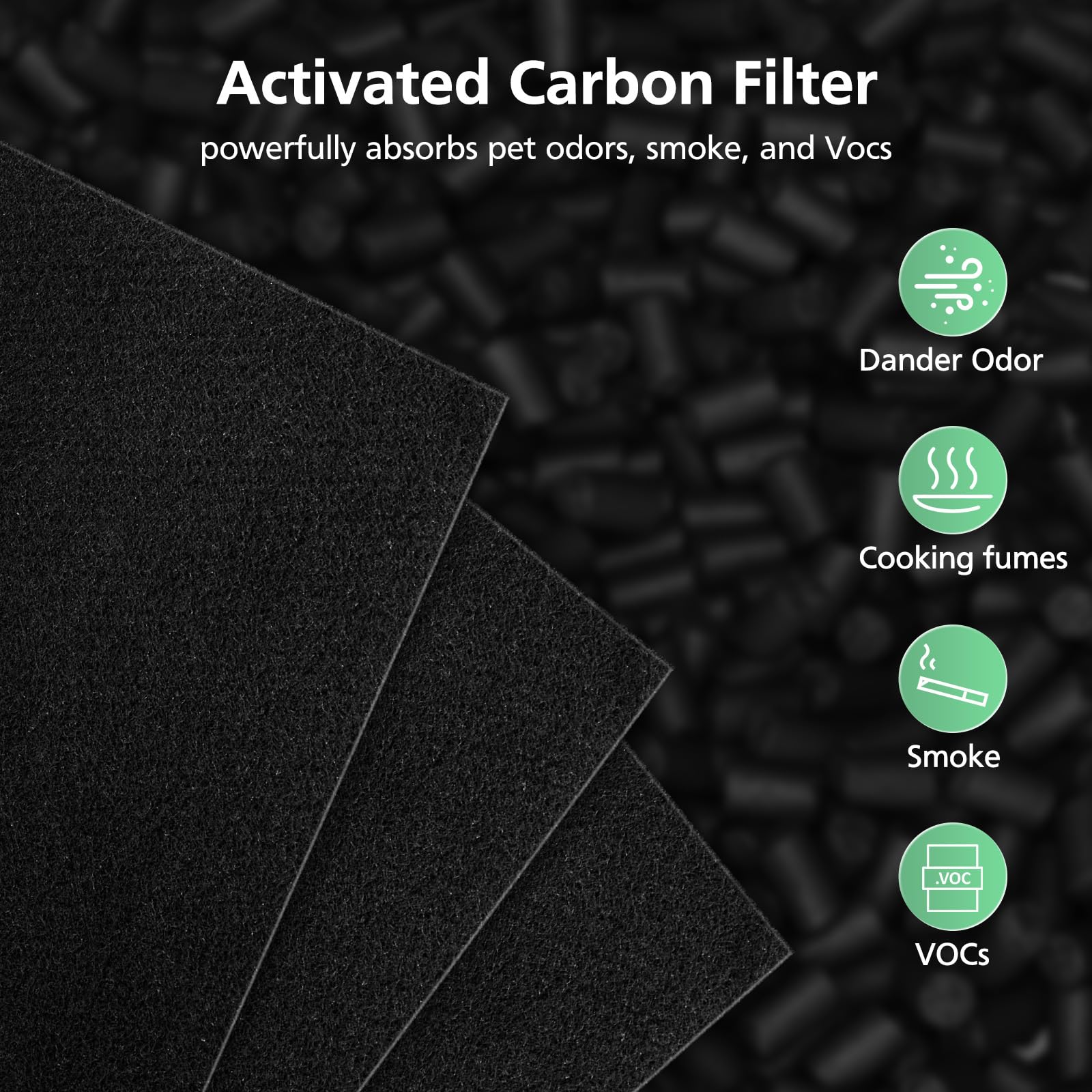 Isinlive P358 multi-layer filtration targets fine dust and dander effectively