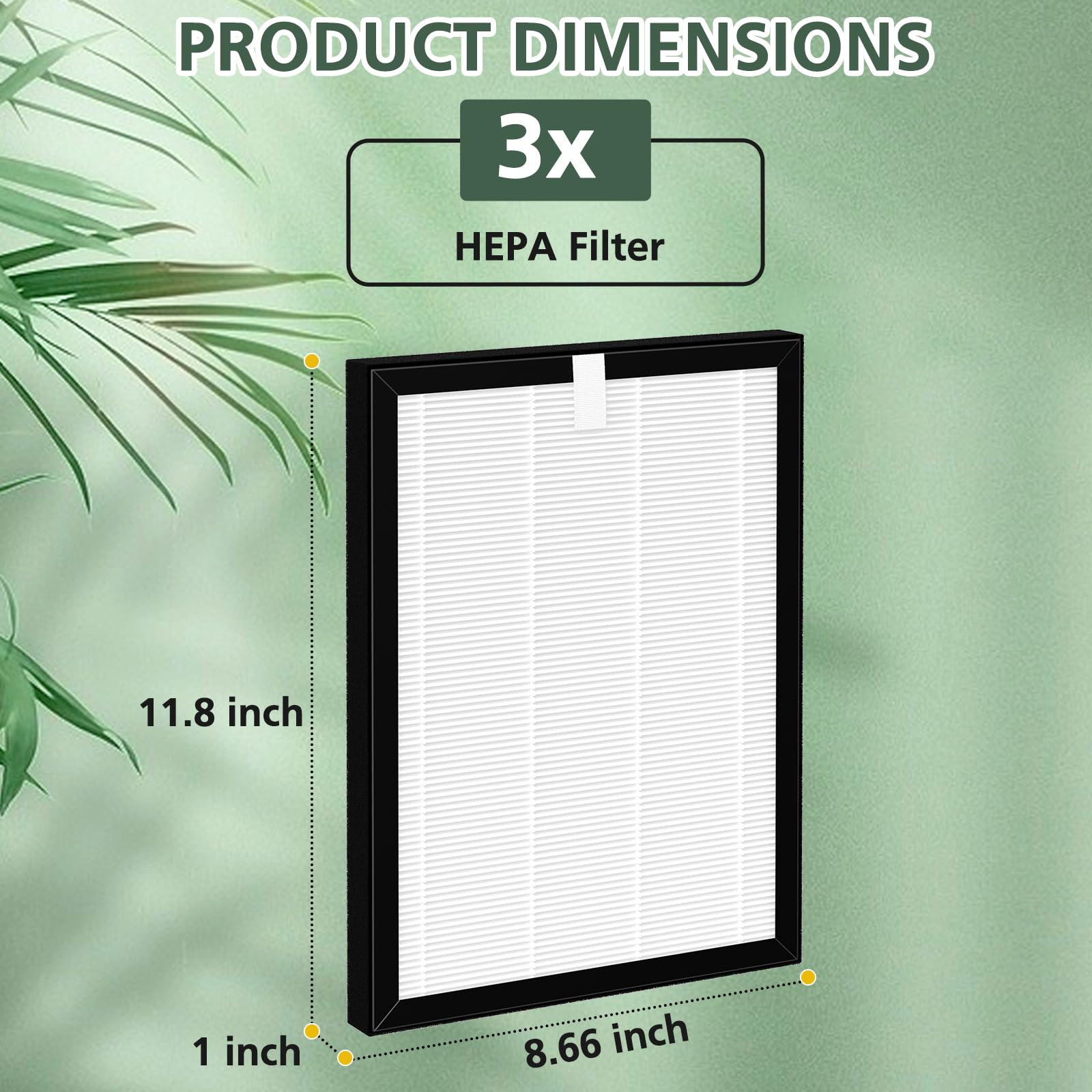 Easy-install illustration for Isinlive ProHEPA 9000 filters without tools