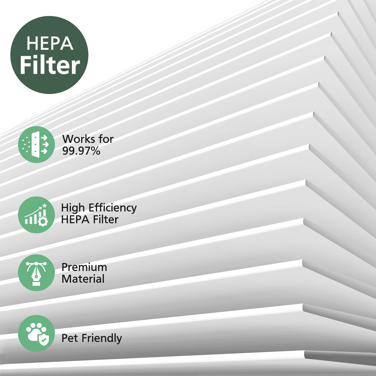 Isinlive ProHEPA 9000 pack sealed to preserve filter freshness