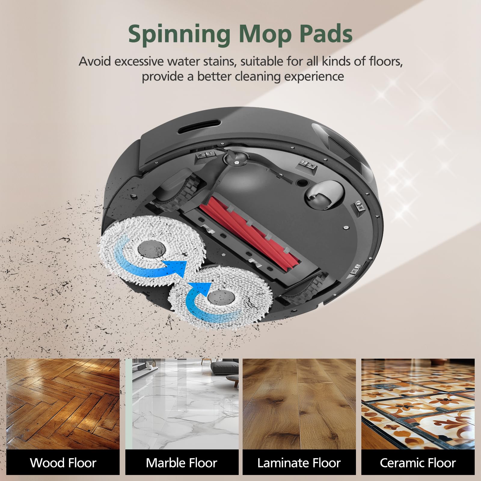 Isinlive Q Revo cleaning brush aids quick maintenance