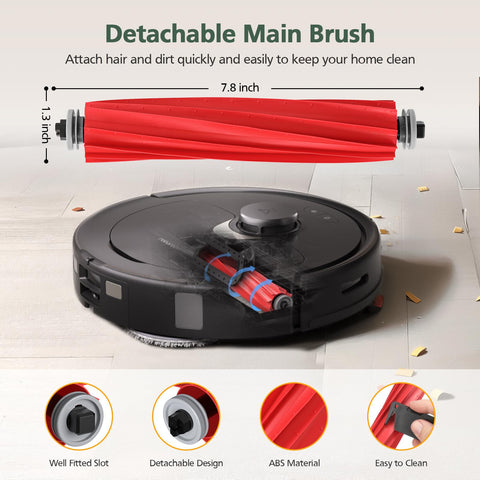 Isinlive Q Revo dust bags trap debris for easy disposal