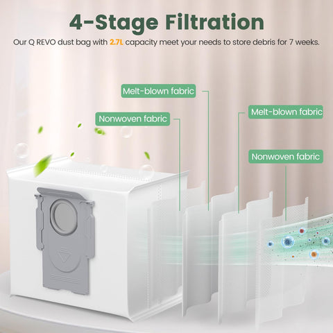 Isinlive Qrevo mop pads pack supports multi-surface cleaning.