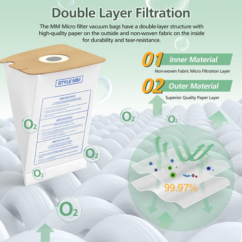 Isinlive MM vacuum bags double-layer for durable performance and reliable containment
