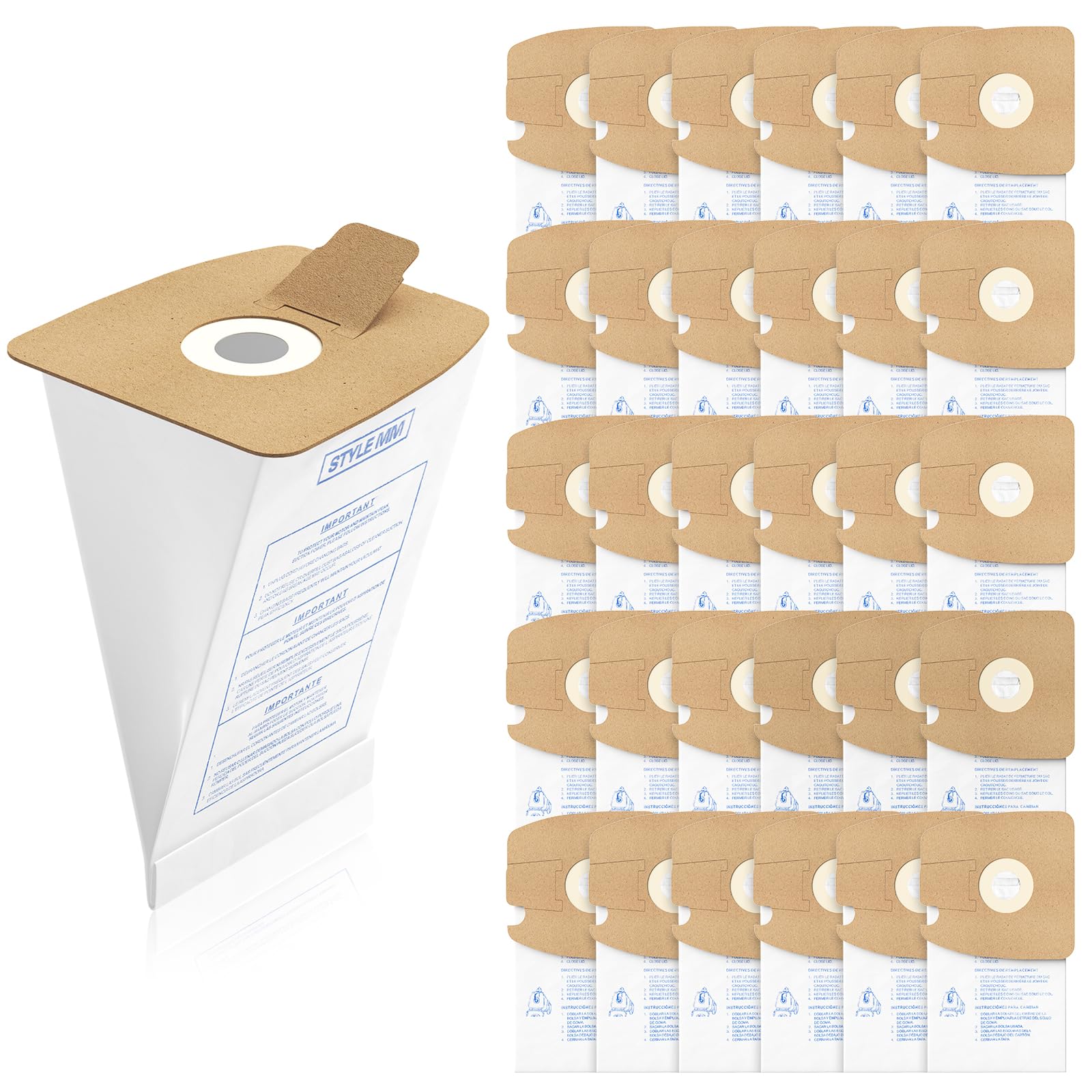 Isinlive MM vacuum bags pack 3670 Eureka for secure dust containment during cleaning