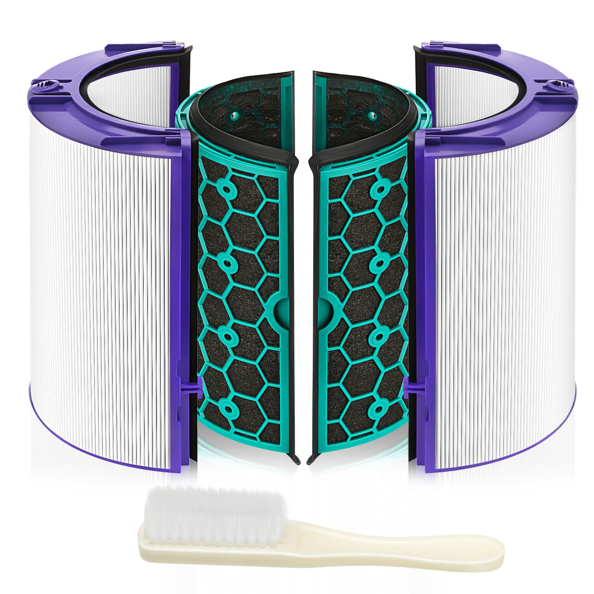 isinlive TP04 replacement filter for Dyson HP04/DP04 with true HEPA filtration.