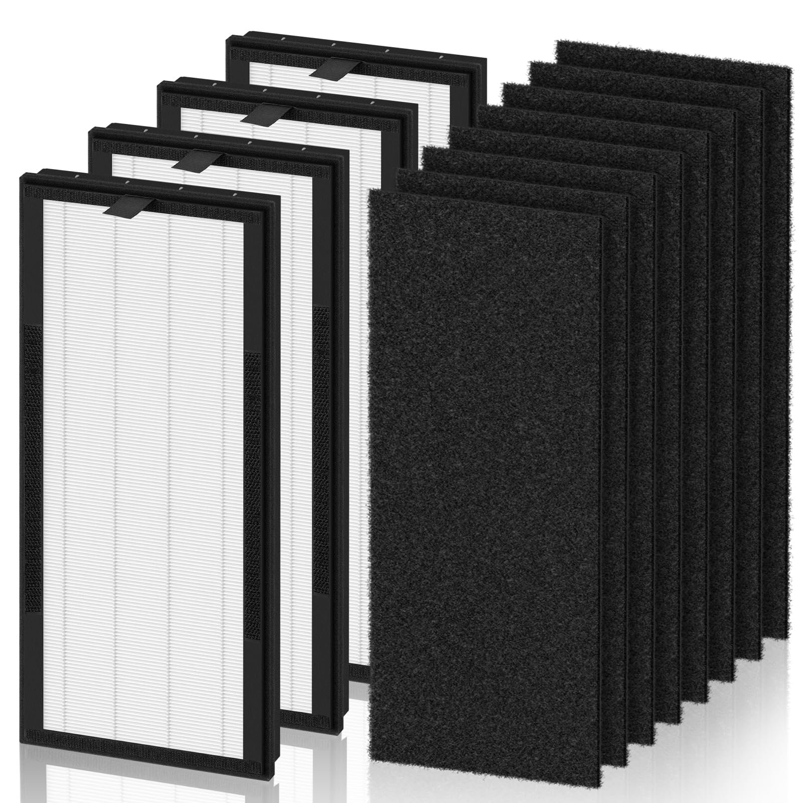 ISINLIVE VEVA 8000 Elite Pro HEPA filter replacement for high-efficiency particle capture.