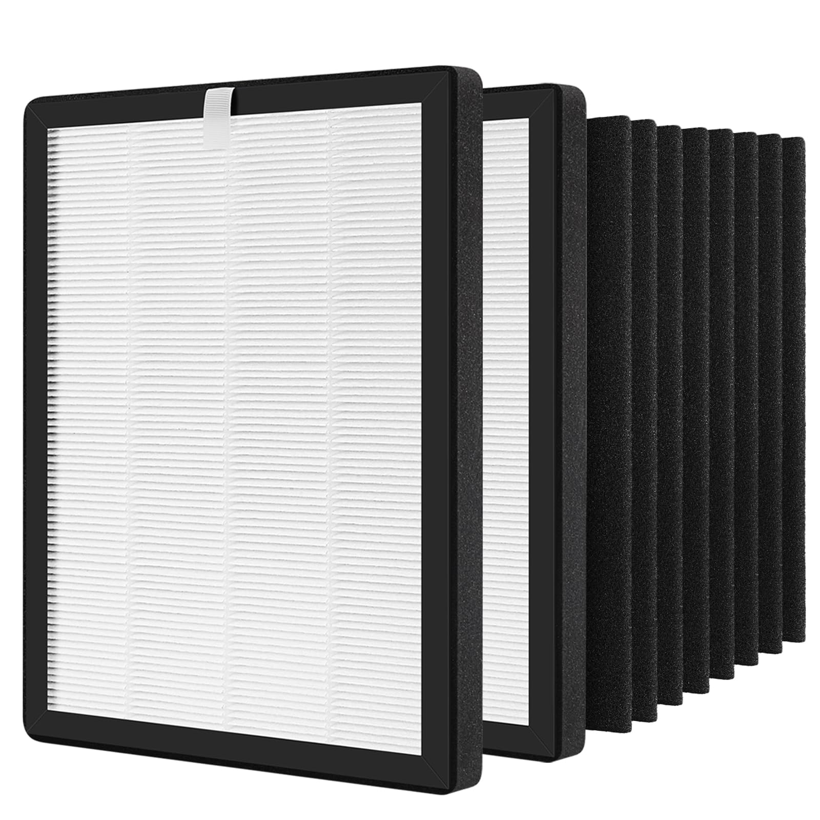 isinlive VEVA9000 two HEPA filters ready for installation to improve air quality