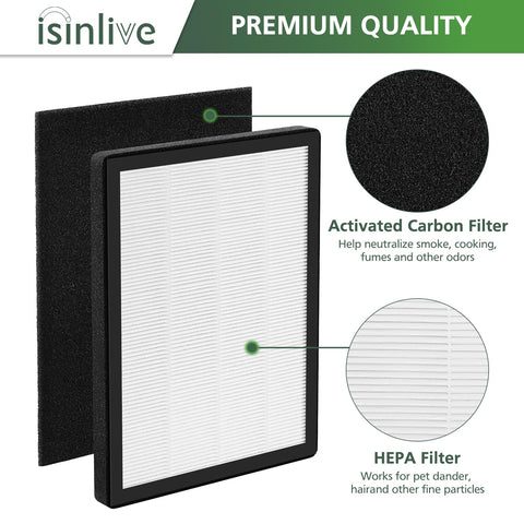 isinlive VEVA9000 installation scene for quick filter replacement