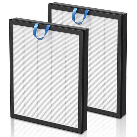 isinlive Vital 200S replacement filter, front view, improving air purification efficiency