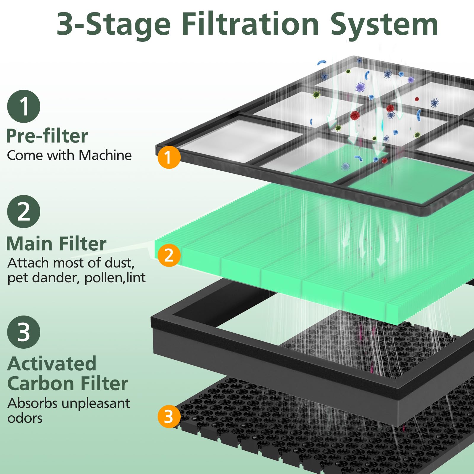 isinlive Vital 200S toxin absorber filter label detail highlights replacement guidance