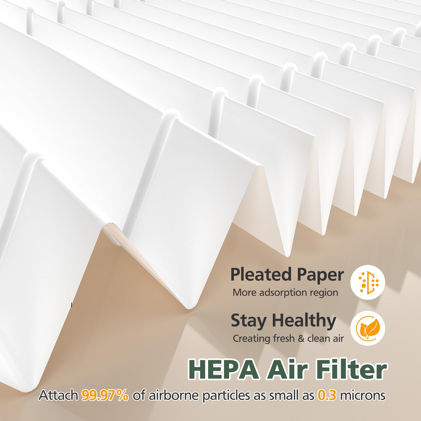 isinlive ZX001 3-stage filtration offers multi-layer protection for fresher air
