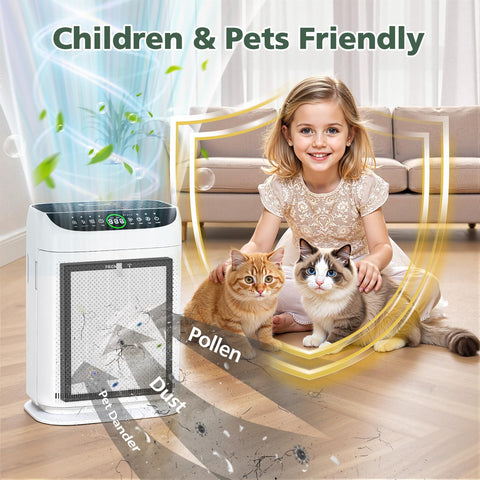 isinlive ZX001 dust pollen pet-hair capture for clean rooms