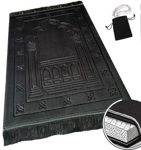 Islamika orthopedic prayer rug memory foam soft surface for comfortable prayer